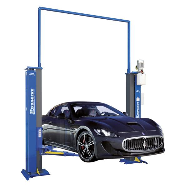 Zavagli Eurolift Z63M/3SL schwellenfreie 2-Säulen-Hebebühne 3500kg 220V 2650mm Durchfahrt ohne Grundrahmen